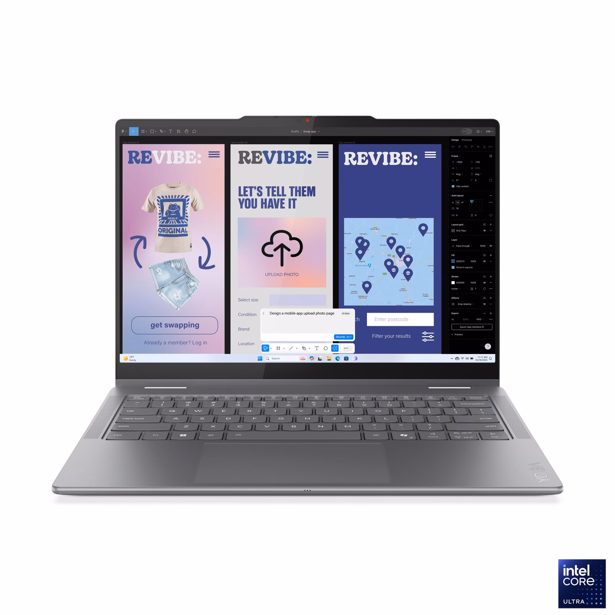 LAPTOP LENOVO YOGA 7 14ILL10 2-in-1 Intel Core Ultra 7 258V 32 GB Soldered LPDDR5x-8533 MoP Memory HDD 1TB SSD M.2 NVME Integrated Intel Arc Graphics 140V 14 .2.8K WQXGA (2880x1800) OLED Win11 + Pen 2 YEAR WARRENTY 83JQ0097ED
