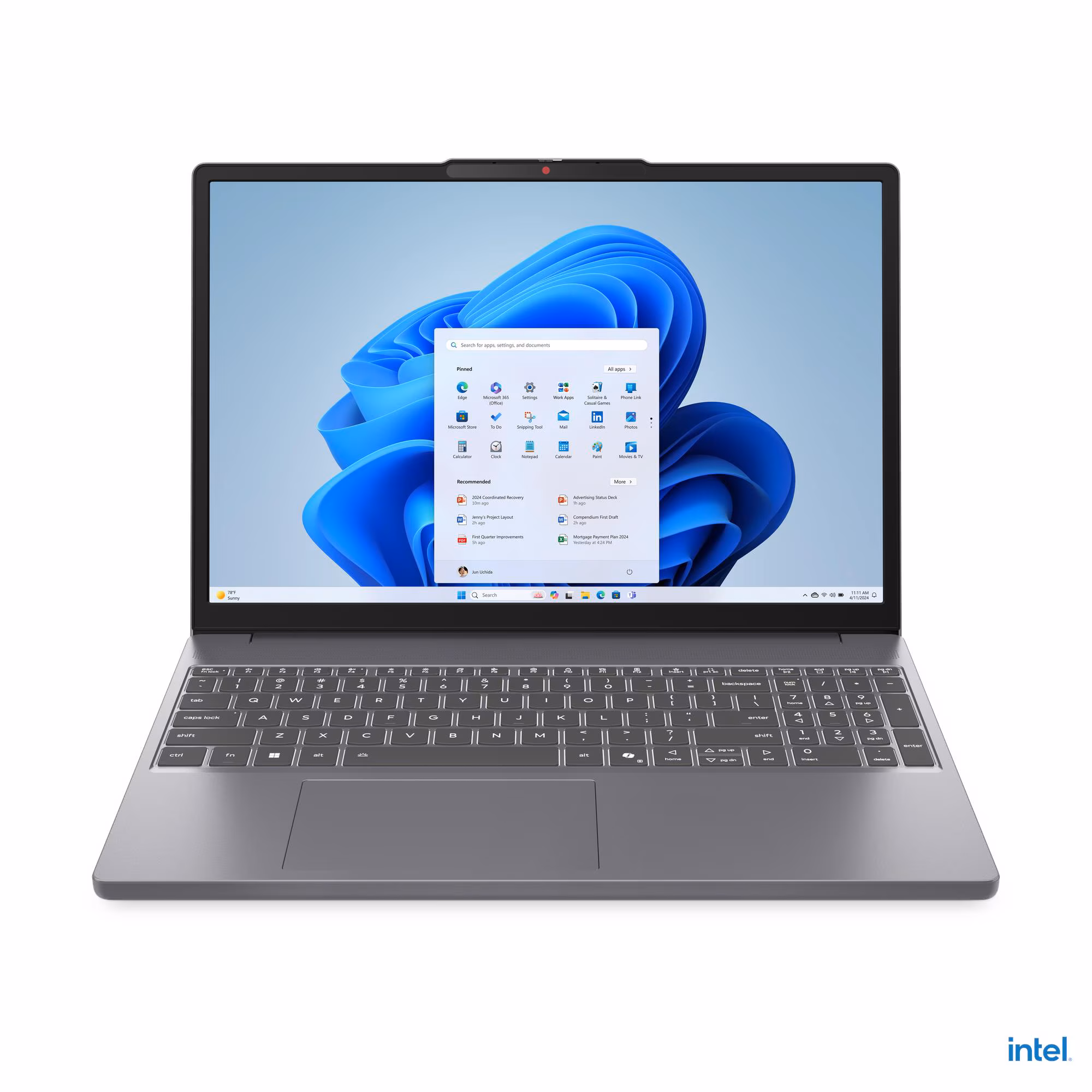 LAPTOP LENOVO IdeaPad Slim 3 15IRH10 Core i5-13420H RAM 16G DDR5 4800 HDD 512GB SSD M.2 NVMe Integrated Intel UHD Graphics MOUDE LENOVO & BAG Windows 11 Home 83K100FMED
