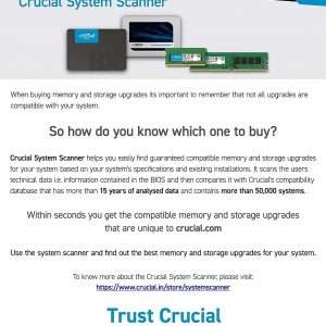 Crucial RAM CB8GU2666 8GB DDR4 2666 MHz DESKTOP Memory