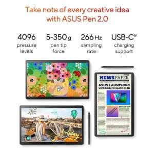 ASUS Vivobook 13 Slate Oled T3300KA-OLED001W Intel Pentium N6000, 8GB Ram, 256GB SSD, Intel UHD, 13.3 inch FHD, Win11