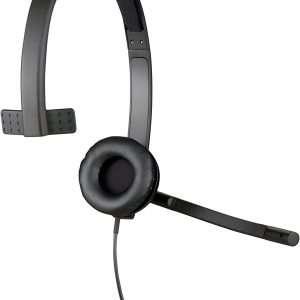Logitech H570e Wired Headset, mono