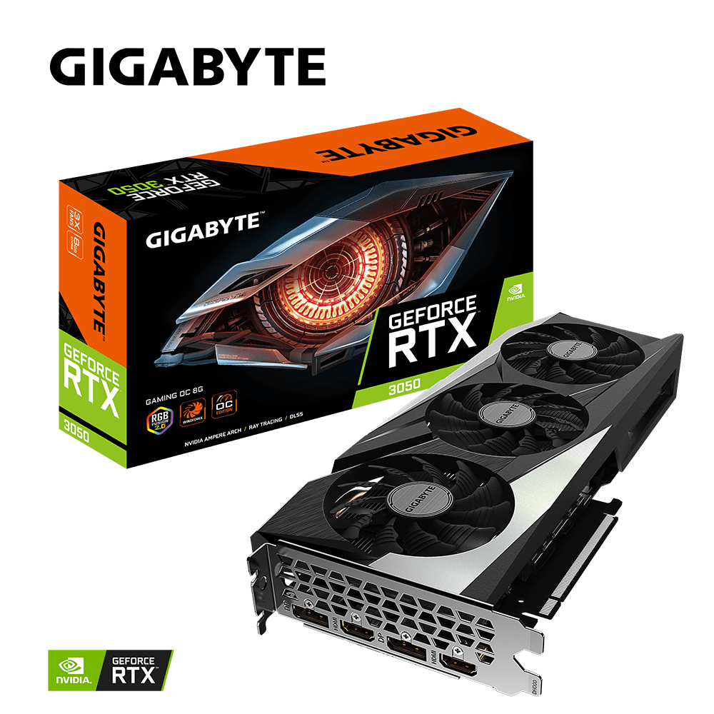 GIGABYTE GeForce RTX™ 3050 GAMING OC 8G