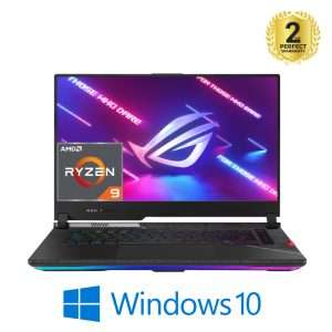 ASUS ROG Strix SCAR G533QS-HF017T AMD R9-5900HX-32GB-SSD1TB-RTX3080-16G-15.6FHD 300Hz-Win10-Black