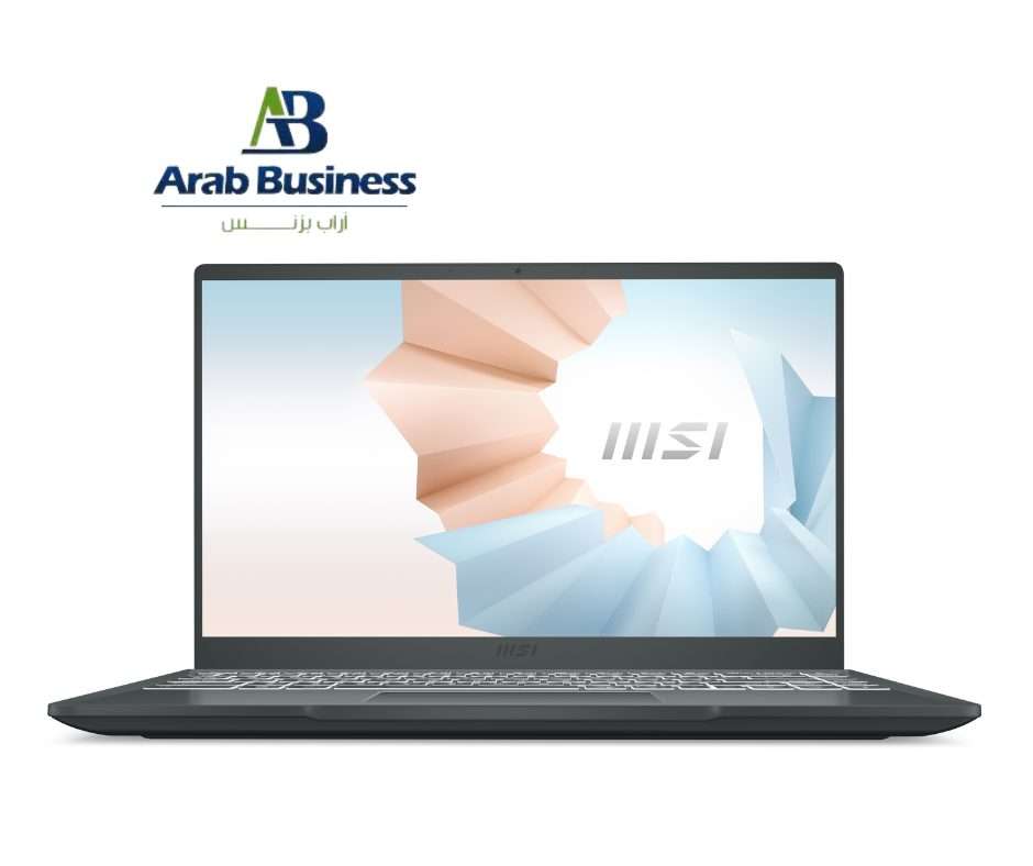 MSI Modern 14 B11M Laptop, Intel Ci5-1155G7, 8GB RAM, 512GB SSD, 14-inch FHD, Intel Iris Xe Graphics, Windows 11, Carbon Grey