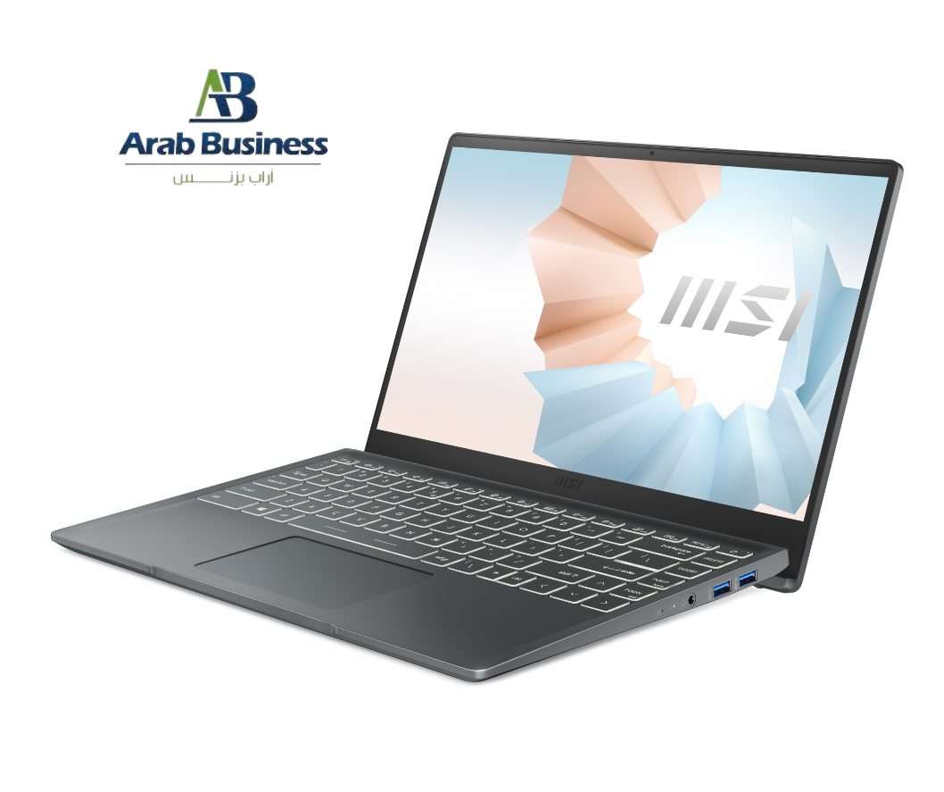 MSI Modern 14 B11MOU Laptop, Intel Ci3-1115G4, 4GB RAM, 256GB SSD, 14-inch FHD, Intel UHD Graphics, FREE DOS, Carbon Grey