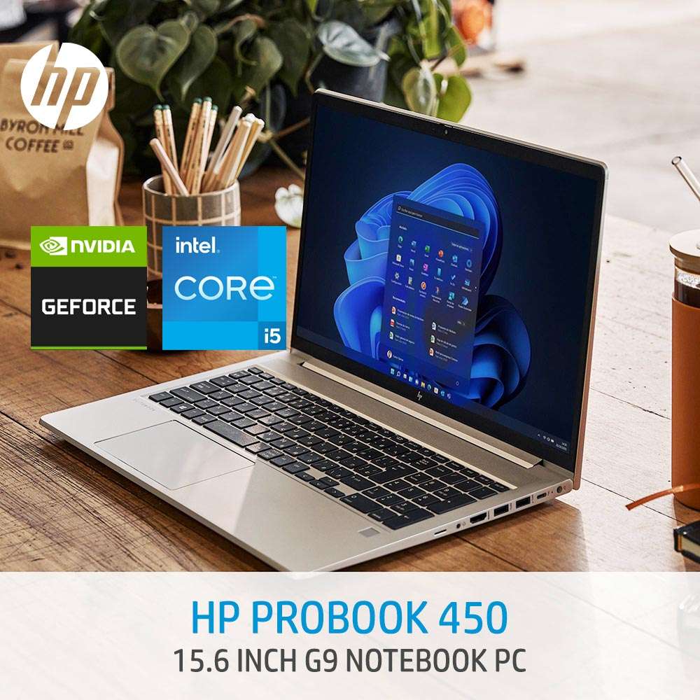 HP Probook 450 G9, Intel Core i5-1235U, 15.6 Inch, 512GB SSD, 8GB RAM, NVIDIA GeForce MX570 2GB DDR6, Dos - Silver