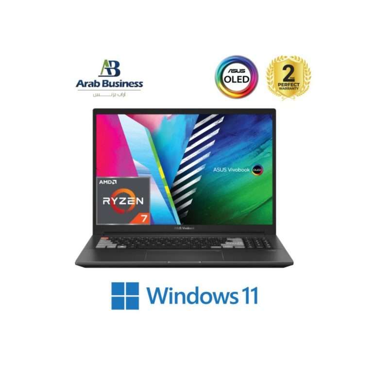 Asus Vivobook Pro 16X OLED M7600QC-OLED007W Amd Ryzen 7-5800H 1TB SSD 16GB Ram Nvidia GeForce RTX 3050 4GB 16" Inch 4K Win.11