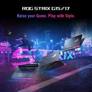 Asus ROG Strix G15 G513IE-HN006W Gaming Laptop, AMD Ryzen 7 4800H, 15.6 Inch FHD, 144Hz, 1TB SSD, 16GB RAM, NVIDIA GeForce RTX 3050 Ti 4GB, Windows 11 - Eclipse Grey
