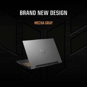 TUF F15 FX507ZC4-HN002W Gaming Laptop With 15.6-Inch FHD Display, Core i7-12700H Processor /16GB RAM /512GB SSD/Windows 11 Home/4GB NVIDIA GeForce RTX 3050 Graphics English/Arabic Mecha Gray