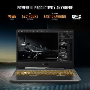 ASUS TUF F15 FX506HF-HN001W, i5-11400H, 8GB, 512GB SSD, RTX 2050 4GB, 15.6 INCH FHD 144Hz, WIN 11 