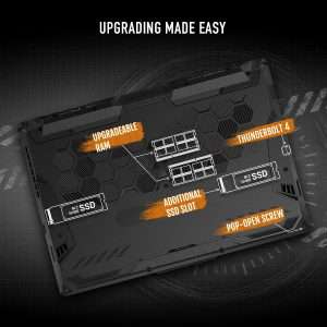 ASUS TUF F15 FX506HF-HN001W, i5-11400H, 8GB, 512GB SSD, RTX 2050 4GB, 15.6 INCH FHD 144Hz, WIN 11 