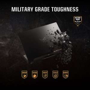 TUF F15 FX507ZC4-HN002W Gaming Laptop With 15.6-Inch FHD Display, Core i7-12700H Processor /16GB RAM /512GB SSD/Windows 11 Home/4GB NVIDIA GeForce RTX 3050 Graphics English/Arabic Mecha Gray