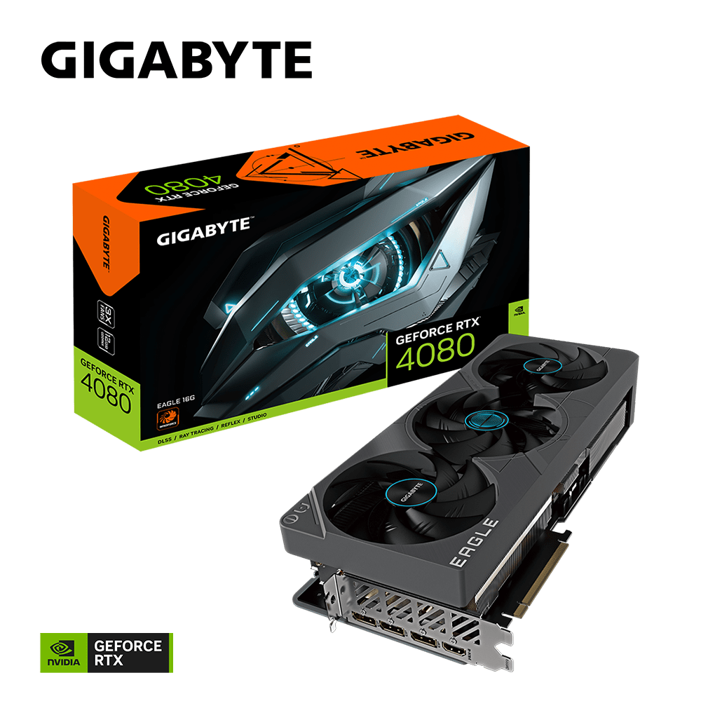GIGABYTE GeForce RTX 4080 EAGLE 16GB GV-N4080EAGLE-16GD