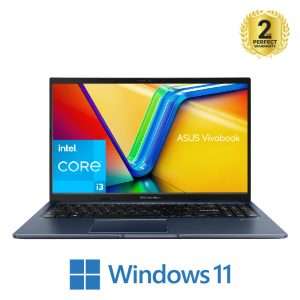 Asus VivoBook 15 X1502ZA-EJ003W Laptop (Intel Core i3-1215U - 4GB Ram - M.2 NVMe 256GB - Intel Iris Plus Graphics - 15.6 Inch FHD - Win11) - Quiet Blue