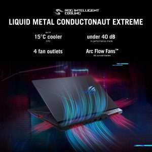 Asus ROG Strix Scar 17 G733ZW-KH096W - Intel® Core™ i9-12900H - 32GB - 1TB SSD - NVIDIA® GeForce RTX™ 3070 Ti 8GB - 17.3" FHD - Win11 - Black