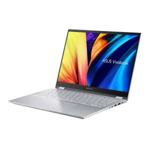 Asus Vivobook S 14 Flip TP3402ZA-LZ007W 14 Inch WUXGA Touch with Pen Intel Ci7-12700H 8G RAM 512GB SSD Intel Graphics Win 11 Silver- 90NB0WR2-M00940