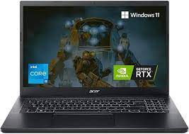 Acer Aspire 7 A715-51G-57CH Intel Core I5 1240P RAM 8GB 512GB SSD RTX 3050 4G 15.6 Inch FHD IPS 144Hz 
