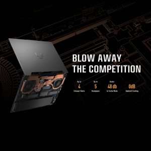 LAPTOP ASUS TUF Gaming A15 FA507RM-HF021W Mecha Gray AMD Ryzen 7 6800H Mobile Processor (8-core/16-thread 20MB cache up to 4.7 GHz max boost) NVIDIA GeForce RTX 3060 6GB GDDR6 15.6-inch FHD (1920 x 1080) 16 9 300Hz DDR5 16GB 1TB PCIe 3.0 NVMe M.2 SSD Win 11 Home 2 Years Warranty