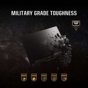 LAPTOP ASUS TUF Gaming A15 FA507RM-HF021W Mecha Gray AMD Ryzen 7 6800H Mobile Processor (8-core/16-thread 20MB cache up to 4.7 GHz max boost) NVIDIA GeForce RTX 3060 6GB GDDR6 15.6-inch FHD (1920 x 1080) 16 9 300Hz DDR5 16GB 1TB PCIe 3.0 NVMe M.2 SSD Win 11 Home 2 Years Warranty