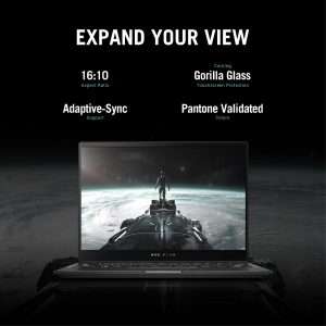Asus ROG Flow X13 GV301RC-LJ062W Gaming Laptop 13.4 inch WUXGA 120Hz AMD Ryzen7-6800HS 16G RAM 512GB SSD RTX 3050 4GB Win11 Black 90NR0A41-M003J0