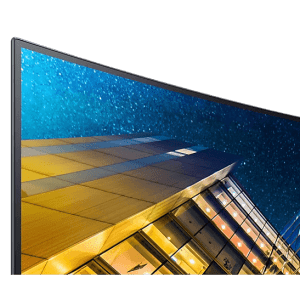 SAMSUNG 32-inch UHD curved monitor with 1 billion shades LU32R590CWMXEG