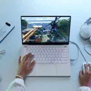 Asus ROG Zephyrus G14 GA402RJ-WHT07W Gaming Laptop 14.0-inch QHD 120Hz AMD Ryzen 7-6800HS 16GB RAM 1TB SSD AMD RX 6700S 8GB Win 11 90NR09T3-M00B20