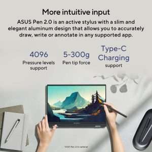 ASUS Zenbook 14 Flip OLED UP3404VA-OLED007W Intel Core I7-1360P - 16GB - 512GB SSD Intel Iris Xe Graphics - 14''- Win 11