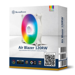 Air Blazer 120RW Brilliant addressable RGB fan optimized for radiators and heatsinks