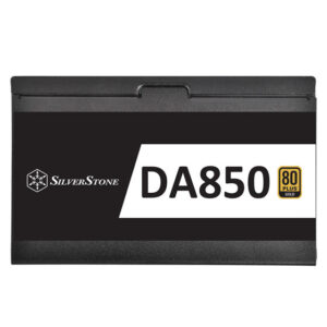 DA850 Gold 80 PLUS Gold 850W fully modular ATX power supply High efficiency with 80 PLUS Gold certification 24/7 continuous power output with 40℃ operating temperature Class-leading single +12V rail Silent running 120mm FDB fan with 18 dBA minimum Japanese electrolytic capacitors Specially designed cover designed to effectively dissipate the residual heat Compact design with a 140mm depth for easy integration Strict ±3% voltage regulation and low ripple & noise