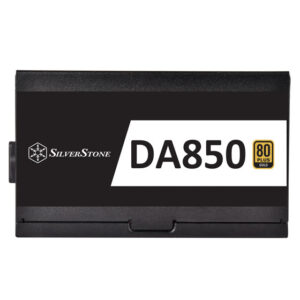 DA850 Gold 80 PLUS Gold 850W fully modular ATX power supply High efficiency with 80 PLUS Gold certification 24/7 continuous power output with 40℃ operating temperature Class-leading single +12V rail Silent running 120mm FDB fan with 18 dBA minimum Japanese electrolytic capacitors Specially designed cover designed to effectively dissipate the residual heat Compact design with a 140mm depth for easy integration Strict ±3% voltage regulation and low ripple & noise