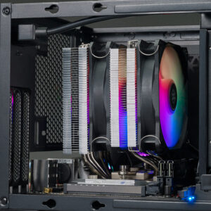Hydrogon D120 ARGB Dual tower CPU cooler with 6 heat-pipes and dual 120mm ARGB fans