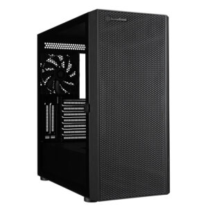 Silver Stone SETA H1 Mid-tower case with perforated mesh front panel steel chassis and ARGB lighting 4FAN