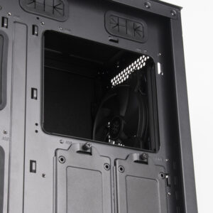 Silver Stone SETA H1 Mid-tower case with perforated mesh front panel steel chassis and ARGB lighting 4FAN