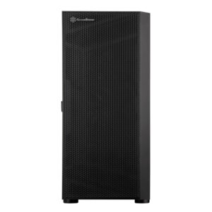 Silver Stone SETA H1 Mid-tower case with perforated mesh front panel steel chassis and ARGB lighting 4FAN