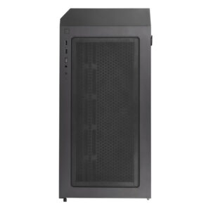 Silver Stone SETA H1 Mid-tower case with perforated mesh front panel steel chassis and ARGB lighting 4FAN