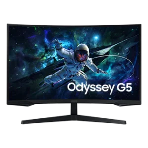 Samsung Odyssey G5 G55C 32 Inch QHD VA Curved Gaming Monitor, Black - LS32CG552EMXEG