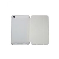 PC Touch Flip Cover For Lenovo A3000 Stand Leather, 7 Inch - White-500x500